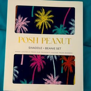 Posh peanut tropical swaddle